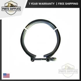 48ru2341 Aftermarket F286550 4 Inch V-band Clamp Stainless Steel For Mack Semi-truck And Heavy-duty Truck