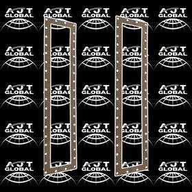 Mfg-ken-g40 Ajt Global Kenworth Radiator Gaskets W900 T800 T600 T400 Pair - 40 Bolt Usa Hand-made