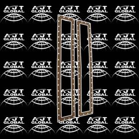 Mfg-pet-g42 Ajt Global Peterbilt Radiator Gaskets 357 377 378 379 Pair - 42 Bolt Hole Usa Hand-made