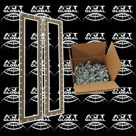 Mfgbk-ken-g40 Ajt Global Kenworth Radiator Gaskets W900 T800 T600 T400 Pair - 40 Bolt Usa Hand-made
