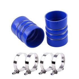 Cooler-id3 Asyxpcrh 6 Id 3 Inch Silicone Cac Charge Air Intercooler Hump Heavy X6 -bl Blue