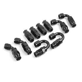 A078 Baieasy 6an Hose End Fitting Kit Straight 45 Degree 90 Black