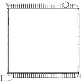 Bestfit Truck Parts 437306p Plastic Aluminum Radiator For International 5500i 5600i And 5900i Sba