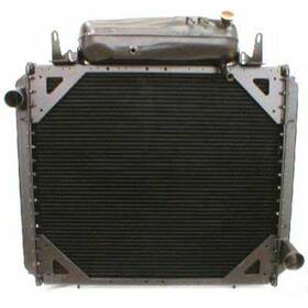 Fl-033-cb-4r-rb Bestfit Trucks Freightliner Copper Brass 4 Row Radiator With Surge Tank By
