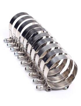 Hm0761 Blackhorseracing 10x 2 Inch 57mm - 65mm Stainless Steel T-bolt Clamps Turbo 57-65mm 10 Pcs Hm0761 Blackhorseracing 10x 2 Inch 57mm - 65mm Stainless Steel T-bolt Clamps Turbo 57-65mm 10 Pcs