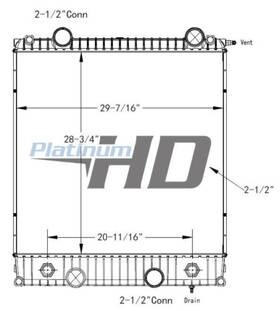 Hdc011307pa Blue Bird For All American Re Radiator 3896100