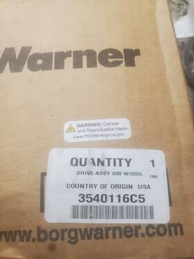 Borgwarner 3540116c5 Borg Warner