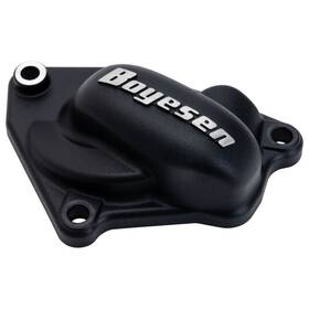 Wpk-38dbb99b-298bb2 Boyesen Supercooler Water Pump Cover And Impeller Kit Black For Yamaha Yz450f