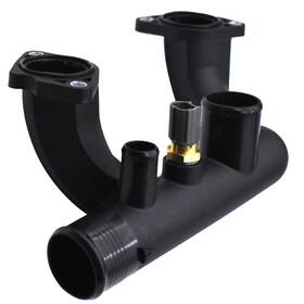 96jv8a504bd Brisunshine Car3zv954kn Thermostat Cover Outlet Pipe With Sensor For Jag Uar Vanden Plas Xj8