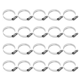 Bwbwnd-6225pt Bwbwnd 20 Pcs Stainless Steel Hose Clamps 1 Inch To 2 -2
