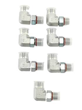 148-8378 Cat Lot Of 7 New Genuine Parts Caterpillar Elbow As Adapter 90 Deg