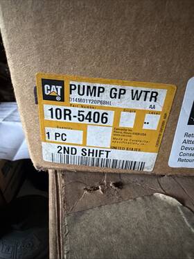10r-5406 Caterpillar Water Pump Gp Remanufactured