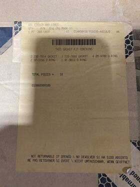349-5804 Caterpillar 3495804 Gasket Kit Cat New In Box Oem
