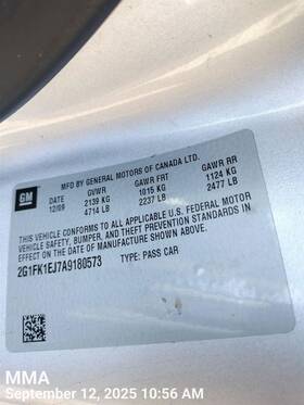 324-00156 Chevrolet Electric Water Coolant Pump 2010-2015 Camaro