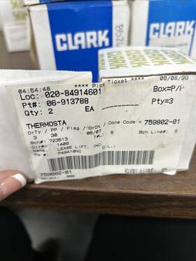 913788 Clark Original Parts Thermostat