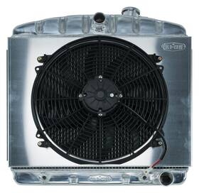 Cht563ak Cold Case Radiators Radiator 16 Inch Fan Kit For 55-56 Tri-5 Chevy
