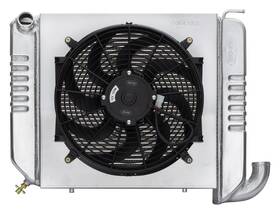 Chv709k Cold Case Radiators Aluminum Radiator 16 Inch Fan Kit For 63-64 Corvette Sb