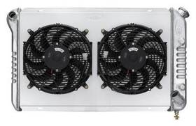 Chv718ak Cold Case Radiators 77-82 Corvette Dual Fan Aluminum Radiator Kit