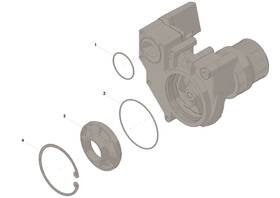 5467147 Cummins 4090022 Oem Isx 6 Cyl Diesel Water Pump Cover Kit