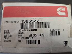 4386527 Cummins Engine Coolant Thermostat For Cummins. Genuine Oem Usa Part
