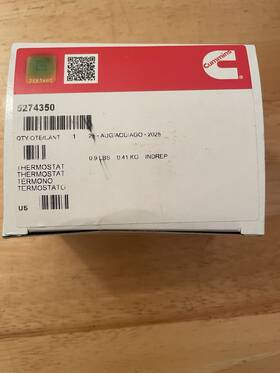 5274360 Cummins 5274350 Genuine 8.3 C Thermostat