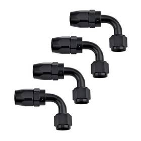Caau-1200-304 Evil Energy 8an Hose End Fitting 90 Degree Swivel For Black-90
