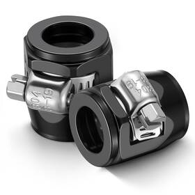 Ev00884san8bk Evil Energy 8an Hose Finisher Clamp Aluminium Black For Stainless An8
