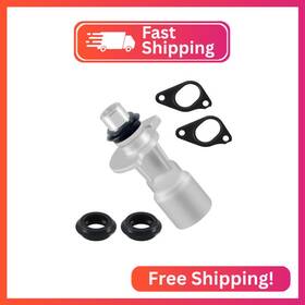 Evrbul Evlr028136 Upgrade Aluminum Engine Oil Cooler Inlet Connector Water Pump-oil