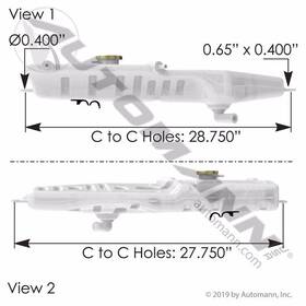 F5hz8a080aa Ford F550 Coolant Reservoir 619-11945
