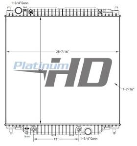 Hdc011305pa Ford For F53 Radiator 3900563