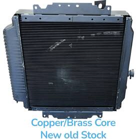 1003435 Freightliner Genuine Mt45 Mt55 Brass Radiator With Brackets Nos Usa