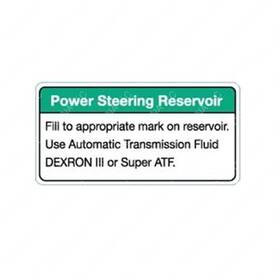 24-00666-003 Freightliner Miscellaneous Label Attention Dexiii Power Ste For