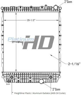 Hdc011269pa Freightliner M2 106 Radiator Assembly 3485219