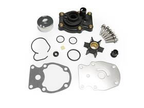 393630 Full Power Plus Johnson Evinrude Omc Water Pump Kit With Housing Replacement Black