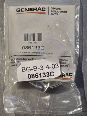 086133c Generac Genuine New Clamp