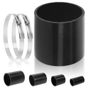 G-3501 Glarks 4inch 102mm Id Straight Coupler Silicone Hose 4 Inch Black