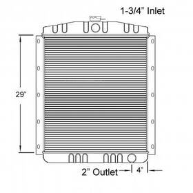 Hdc010386 Gmc C3500hd Radiator 3890886