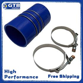 20550690 Gtb 108042 Blue Silicone Charge Air Cooler Hump Hose 3.5 Inch X 6.3 Fits Volvo