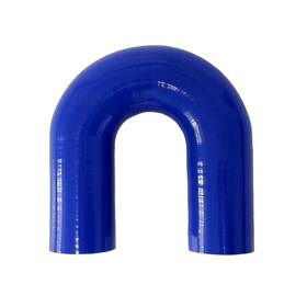 Myko-2018 Haturmyko 180 Degree U Bend Shape Silicone Coupler Id 1.75 Inch 45mm Blue