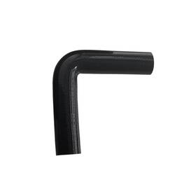 Myko-2023002 Haturmyko Id 1.75 Inch 90 Degree Silicone Elbow Coupler Black