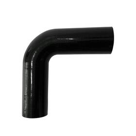 Myko-2023005 Haturmyko Id 2.75 Inch 90 Degree Silicone Coupler Elbow 8 Leg Black