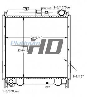 Hdc010962pa Hino 165 Radiator Assembly 3891463