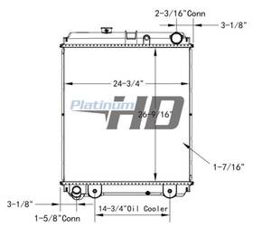 Hdc011206pa Hino For 145 Radiator 3896149