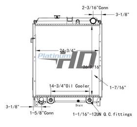 Hdc011222paf Hino 165 Radiator Assembly 3892427