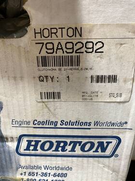 79a9292 Horton Engine Cooling Fan Clutch For Freightliner New In Box No Core