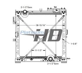 800-38778 International Hd9633 Lt Radiator
