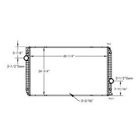 Hdc010569pa International Prostar Radiator Assembly 3417304 Hdc010569pa International Prostar Radiator Assembly 3417304