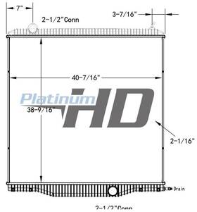 Hdc011247pa International Prostar Radiator Assembly 3886268