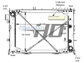 Hdc011292paf International Hv Radiator Assembly 3884505