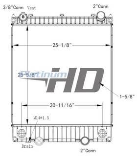 Hdc011313pa International For Mv Radiator 3896115